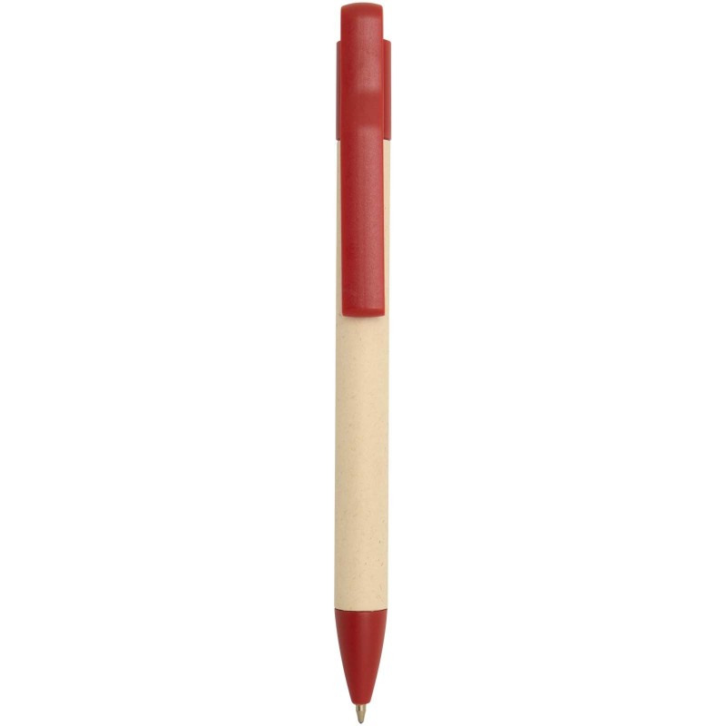 Stylo bille Liliana en papier de canne à sucre (encre bleue)Couleur:Brick