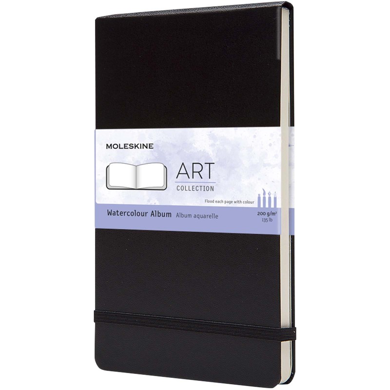 Grand album aquarelle MoleskineCouleur:Noir