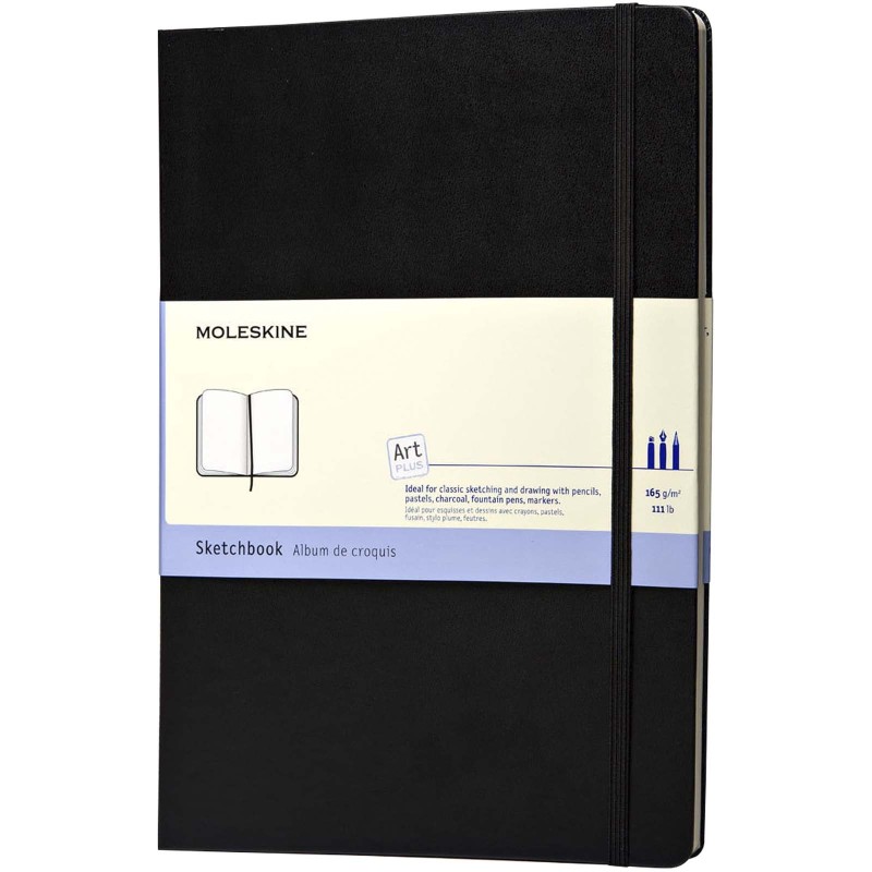 Carnet de croquis A4 MoleskineCouleur:Noir