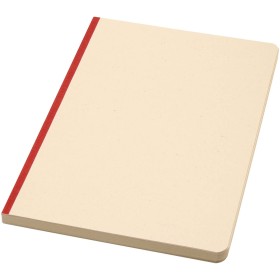 Carnet A5 Liliana à couverture souple en canne à sucre et RPETCouleur:Brick