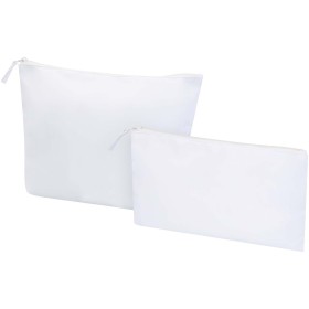 Set de trousses de toilette recyclées GRS SwiftCouleur:Blanc