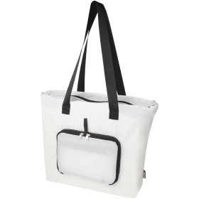 Sac shopping pliable EcoFold de 16 L en RPETCouleur:Blanc