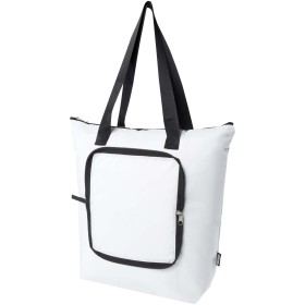 Sac isotherme pliable EcoFold de 15 L en RPETCouleur:Blanc