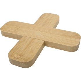 Dessous de plat Croc en bambou - grand formatCouleur:Naturel