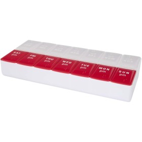 Pilulier semainier multi-vitamines matin/après-midi CycleCouleur:Rouge