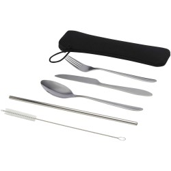 Ensemble de couverts Sheen 5 pièces en acier inoxydableCouleur:Argent