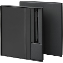 Coffret cadeau avec cahier A5 et stylo MoleskineCouleur:Noir