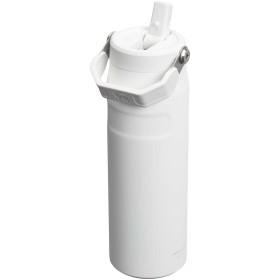 Bouteille d'eau de 700 ml avec paille rabattable Stanley IceFlow™ 2.0Couleur:Blanc givré