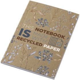 Carnet A6 à couverture souple recyclée en kraft Novella Austen avec 50 feuillesCouleur:Naturel