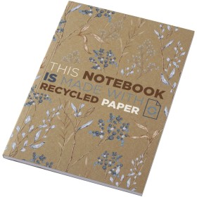 Carnet A5 à couverture souple recyclée en kraft Novella Austen avec 50 feuillesCouleur:Naturel