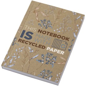 Carnet A6 à couverture souple recyclée en kraft Novella Austen avec 100 feuillesCouleur:Naturel