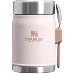 Bocal alimentaire de 400 ml Stanley Legendary avec cuillère-fourchetteCouleur:Rose clair