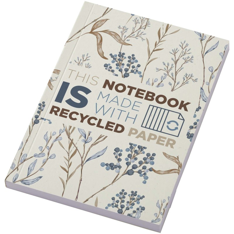 Cahier Novella Austen recyclé A6 à couverture souple de 100 feuillesCouleur:Ivoire