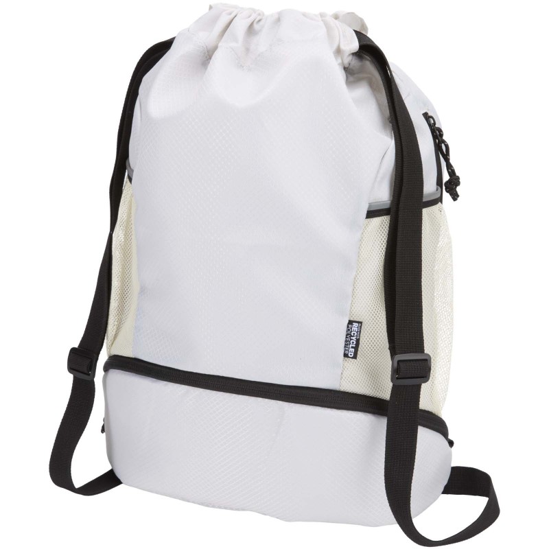 Sac de sport Nomad à cordon en matériaux recyclés certifiés GRS avec compartiment inférieur de 18 LCouleur:Sandstone