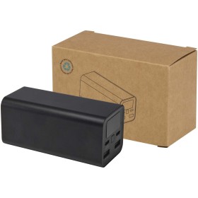Batterie de secours Acamar de 20 000 mAh et 70 W en aluminium recyclé pour ordinateur portableCouleur:Noir