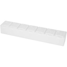 Pilulier semainier multi-vitamines DoseCouleur:Blanc