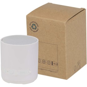 Haut-parleur Hunor sans fil de 3 W en plastique recycléCouleur:Blanc