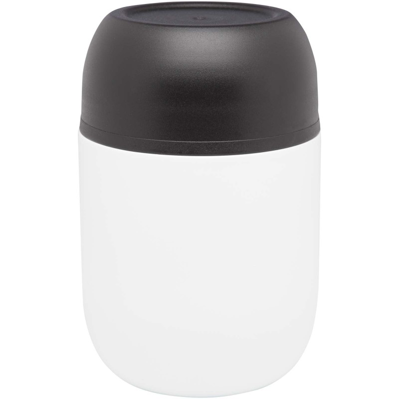 Boîte-repas Supo en acier inoxydable recyclé à double paroi de 480 mlCouleur:Blanc