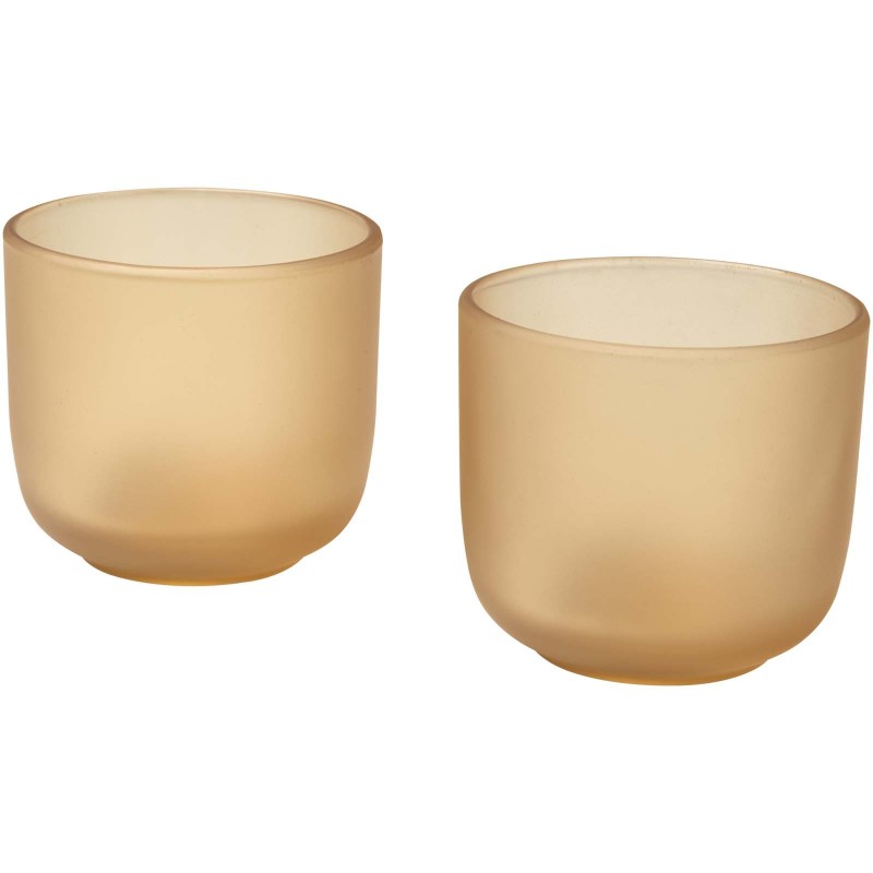 Gobelets en verre Male de 200 ml - lot de 2Couleur:Oatmeal