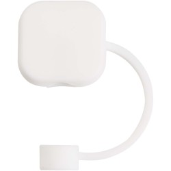 Capuchon pour paille Sip en siliconeCouleur:Blanc