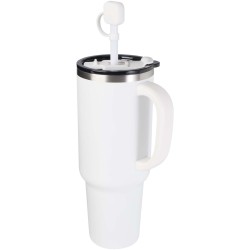 Capuchon pour paille Sip en siliconeCouleur:Blanc