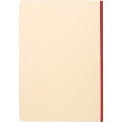 Carnet A5 Liliana à couverture souple en canne à sucre et RPETCouleur:Brick