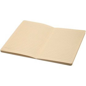 Carnet A5 Liliana à couverture souple en canne à sucre et RPETCouleur:Brick