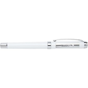 Ensemble carnet à couverture rigide A5 et stylo roller Legato EleganceCouleur:Blanc / Blanc