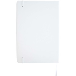 Ensemble carnet à couverture rigide A5 et stylo roller Legato EleganceCouleur:Blanc / Blanc