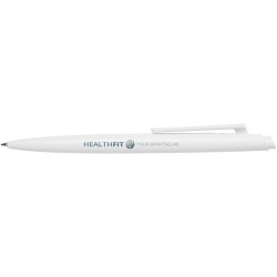 Stylo bille Ipe recyclé RCS (encre bleue)Couleur:Blanc
