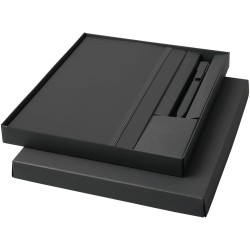 Coffret cadeau avec cahier A5 et stylo MoleskineCouleur:Noir