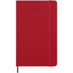 Agenda L hebdomadaire 12 mois Moleskine à couverture rigideCouleur:Rouge écarlate