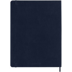 Agenda XL 12 mois Moleskine à couverture soupleCouleur:Bleu saphir