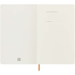 Carnet L Moleskine 100% VEGEA® Capri à couverture souple - lignéCouleur:Orange