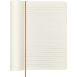 Carnet L Moleskine 100% VEGEA® Capri à couverture souple - lignéCouleur:Orange