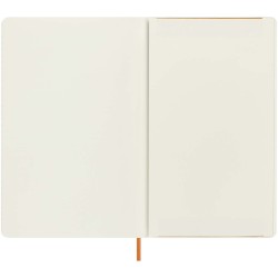 Carnet L Moleskine 100% VEGEA® Capri à couverture souple - lignéCouleur:Orange