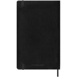 Agenda L quotidien 12 mois Moleskine à couverture soupleCouleur:Noir