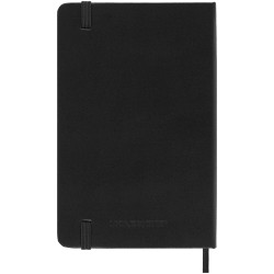 Agenda de poche quotidien 12 mois Moleskine à couverture rigideCouleur:Noir