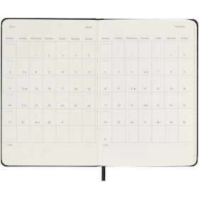 Agenda de poche quotidien 12 mois Moleskine à couverture rigideCouleur:Noir