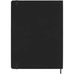 Agenda XL hebdomadaire 12 mois Moleskine à couverture rigideCouleur:Noir