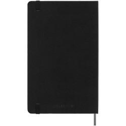 Agenda L hebdomadaire non daté Moleskine à couverture rigideCouleur:Noir