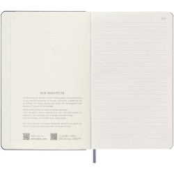Carnet L Moleskine Smart - lignéCouleur:Bleu