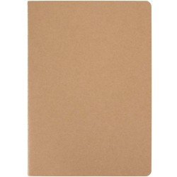 Carnet A5 en kraft avec pages lignées SlykCouleur:Naturel