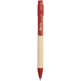 Stylo bille Liliana en papier de canne à sucre (encre bleue)Couleur:Brick