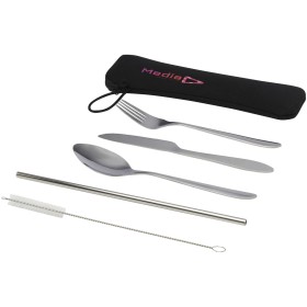 Ensemble de couverts Sheen 5 pièces en acier inoxydableCouleur:Argent