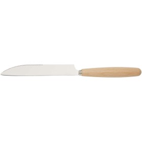 Ensemble de couverts Root 5 pièces en acier inoxydable et bois de hêtreCouleur:Naturel