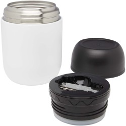 Boîte-repas Supo en acier inoxydable recyclé à double paroi de 480 mlCouleur:Blanc