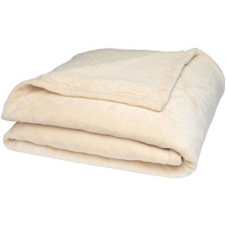 Couverture sherpa recyclée GRS AshenCouleur:Oatmeal