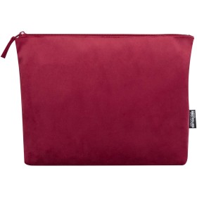 Set de trousses de toilette en velvet gomme recyclées GRS SwiftCouleur:Bordeaux