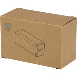 Batterie de secours Acamar de 20 000 mAh et 70 W en aluminium recyclé pour ordinateur portableCouleur:Noir